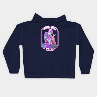 Sapphic Ultra Girl Kaiju Kids Hoodie